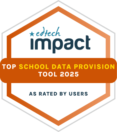 Award: Top School Data Management Tool 2025.