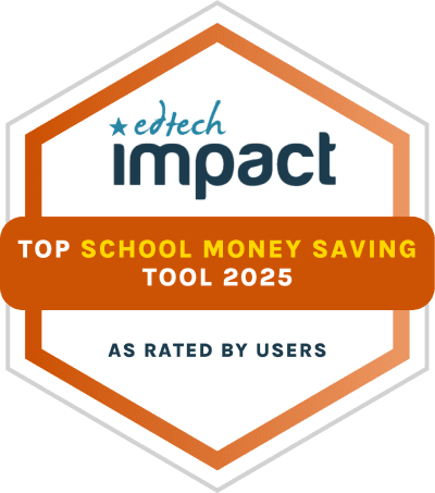 Award: Top School Money Saving Tool 2025.