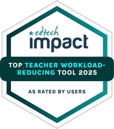 Award: Top Teacher Workload-reducing Tool 2025.