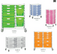 CERTWOOD Storsystem multistorage mobile tray carts.